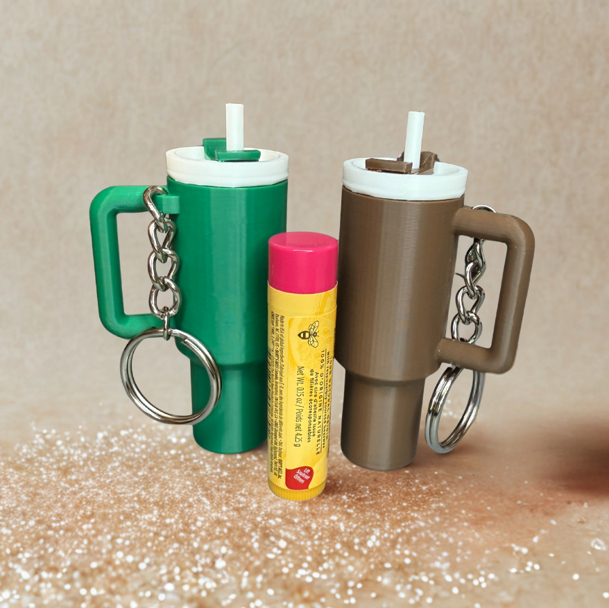Chapstick Keychain Holder