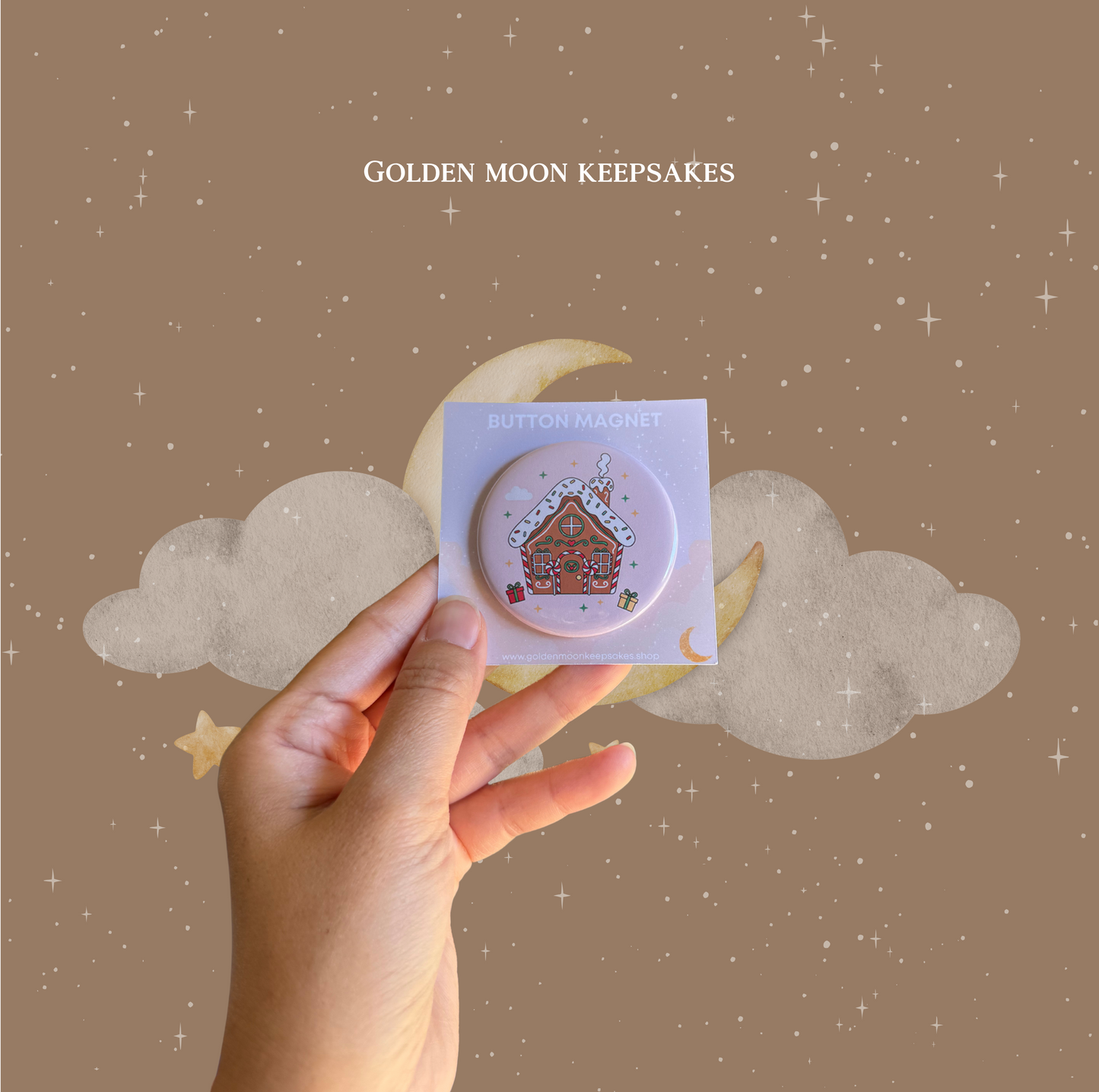 Holiday Button Magnets