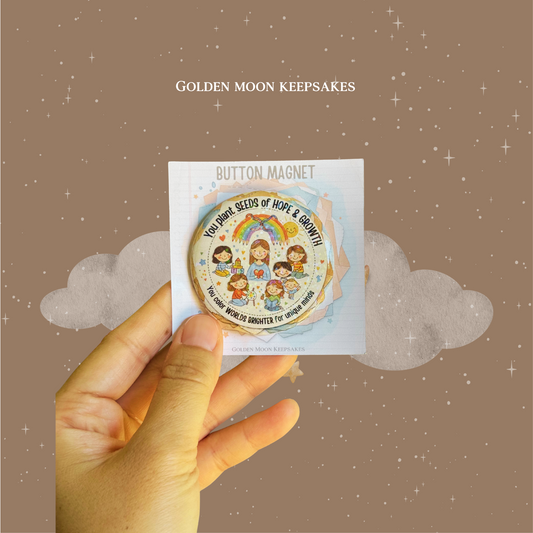 Therapist/Teacher Button Magnets