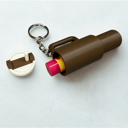 Chapstick Keychain Holder