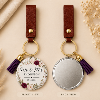 Custom Photo Keychain - Personalized 2.25" Round Key Chains
