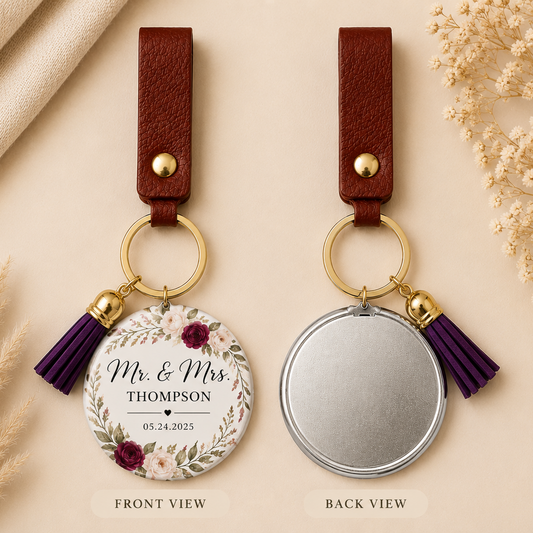 Custom Photo Keychain - Personalized 2.25" Round Key Chains